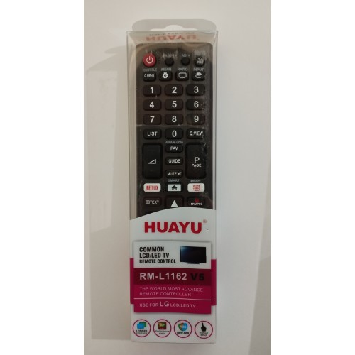 ПДУ TV LG Huayu RM-L1162 V5 LCD /LED універсальний, 3D, Smar пtAKB73715603 LED TV