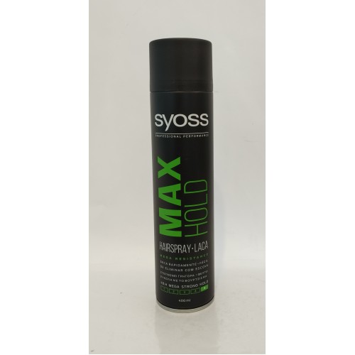 Акція Лак для волосся Syoss Max Hold максимальна фіксація (5) /400мл