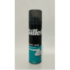 Акція Піна для гоління Gillette Foam Чутлива шкіра (бірюз.) /200мл