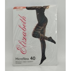 Колготки капронові Elizabeth Microfibra 40ден 2 розмір Чорний /шт