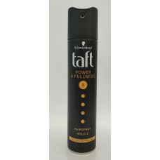 Лак для волосся Taft Чорний з кератин. Power&Fullness (5) /250мл