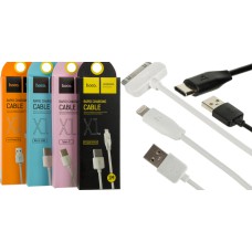 Акція Кабель USB AM /micro USB 1м Hoco Х1 2,4A білий