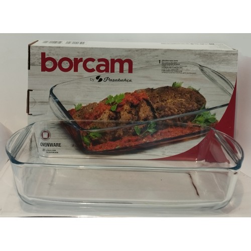 Скло форма для запікання Borcam Pasabance прямок. 33,6*19см (59007)