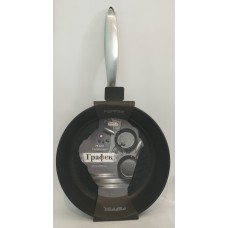 Акція Сковорода алюмінієва Pepper PR-2227 Графен покриття Greblon C2 24см*4,5 без кришки (пресов. алюм, антиприг.покр) /шт