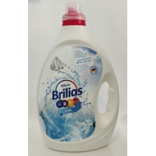 Акція Гель для прання Brilias white для білий речей /3кг