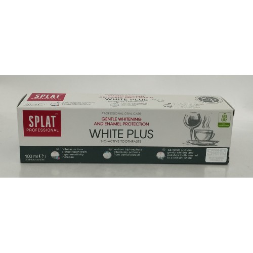 Акція Зубна паста Splat White plus Відбілювання плюс /100мл