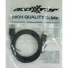 Кабель USB AM /AF 1,8m Maxter подовжувач