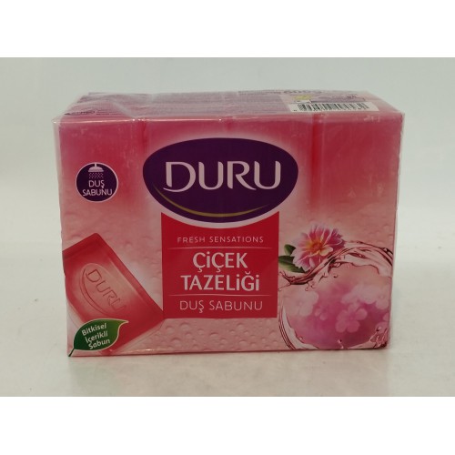 Акція Мило екопак Duru Fresh sensations квіткова хмара /4х150гр