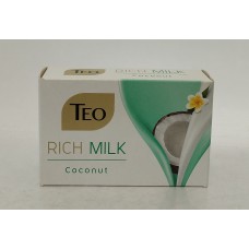 Акція Мило туалетне ТЕО Rich milk Coconut /90гр картон коричневий
