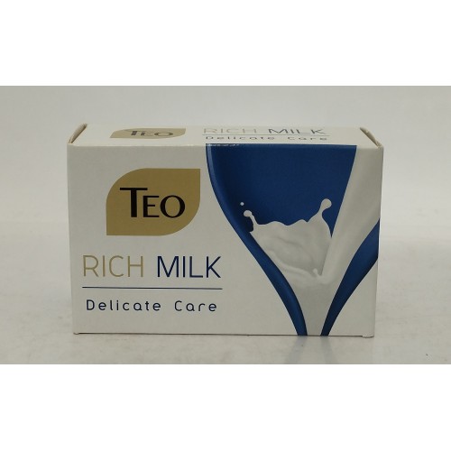 Акція Мило туалетне ТЕО Rich milk Delicate care /90гр картон коричневий