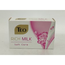 Акція Мило туалетне ТЕО Rich milk Soft care /90гр картон коричневий