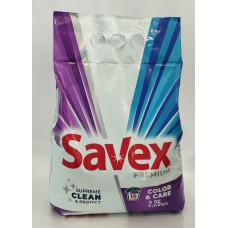 Акція-15% Пральний порошок Savex автомат Соlоr & Care Ек /2,25кг