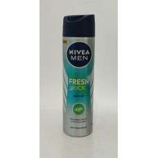 Акція Дезодорант чоловічий спрей Nivea Fresh kick (вибух свіжості) 150мл