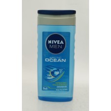 Гель для душу Nivea Men 3в1 для чоловіків Arctic ocean /250мл