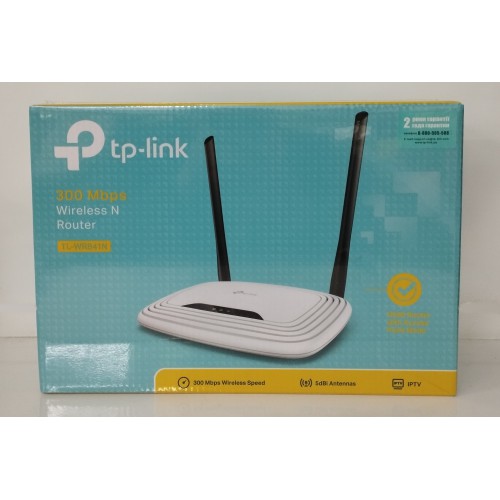 Мережевий маршрутізатор(Router) TP-Link TL-WR841N Wi-Fi 802.11n, g, b 300Mbps 1WAN, 4LAN