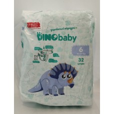 Підгузник Dino Baby 16+кг (6) /32шт