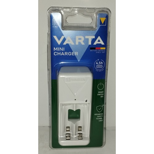 Зарядний пристрій Varta для акумуляторів Mini White /шт