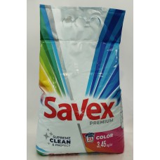 Акція-17% Пральний порошок Savex автомат 2в1 Соlоr Ек /3, 45кг