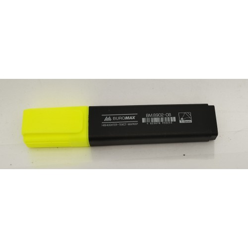 Маркер текстовий Buromax ВМ.8902-08 жовтий /шт