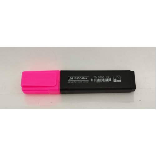 Маркер текстовий Buromax ВМ.8902-10 рожевий /шт