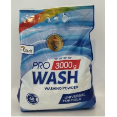 Акція Пральний порошок Pro wash універсальний /3000г