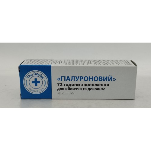 Крем для обличчя Домашній доктор Гіалуроновий Зволож.обличчя і декольте /30мл