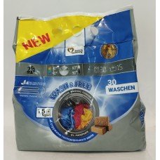 Акція Пральний порошок Wash&Free універсальний з хоз.милом /1,5кг (Німечина)