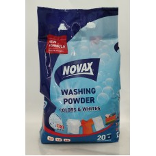 Акція Пральний порошок Novax автомат Colors & White OXI activ /2кг