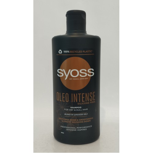 Акція Шампунь Syoss Oleo Intense для сухого та тьмяного /440мл