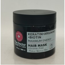 Акція Маска The Doctor Healts&Care Keratin+arginine+biotin (максимальна сила) /295мл