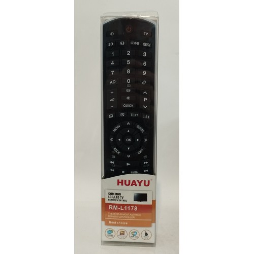 ПДУ TV Toshiba Huayu RM-L1178 універсал. CT-90405 /90388 (3D, LCD /LED)