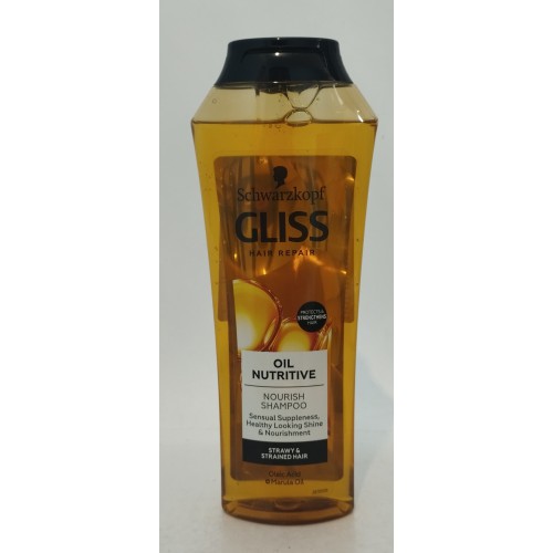Акція Шампунь Gliss Oil nutritive для сух.пошкодженого волосся /250мл