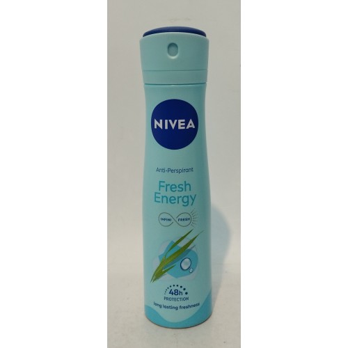 Акція Дезодорант жіночий спрей Nivea Fresh energy 150мл