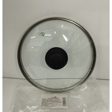 Кришка склянна для кастрюлі сковород. Stenson MH-0632 20см з ручкою /шт