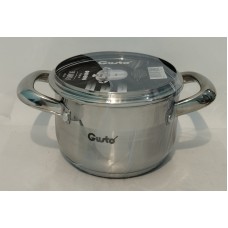 Акція Каструля нержавійка Gusto GT-1107-16 D16см 1,9л /шт