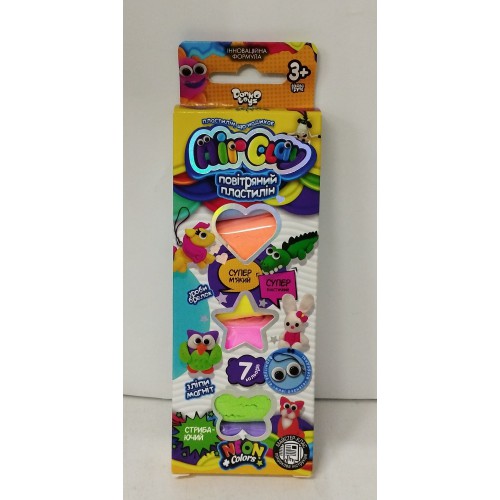 Набір тісто для ліпленння Danko Toys Air Clay коробка 7кол. ARCL-01-01