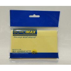 Папір-стікер для нотат. Buromax 76х127 /100шт ВМ 2314-99 мікс /шт