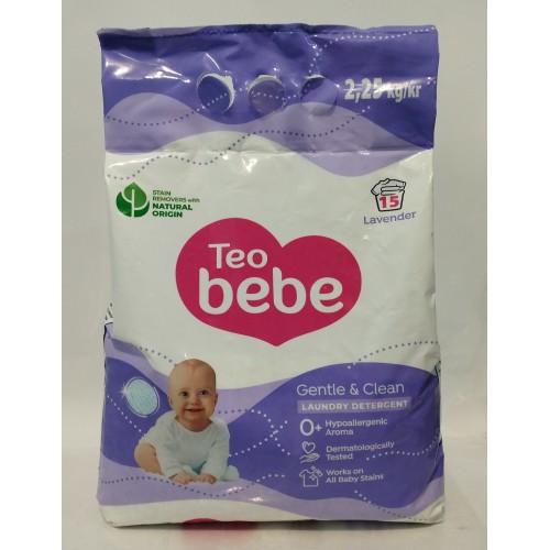 Акція Пральний порошок дитячий Teo bebe Sweet Lavender (лаванда) /2250гр.