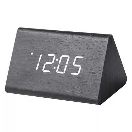 Акція Годинник LED настільний Grunhelm EE0812 (будильник, дата, температура) miniUSB DC+5V, батарейки 3*AАA