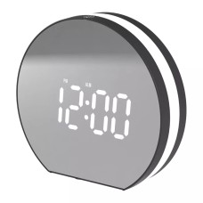 Акція Годинник LED настільний Grunhelm EE8076 (будильник, дата, температура) miniUSB DC+5V, батарейки 3*AАA