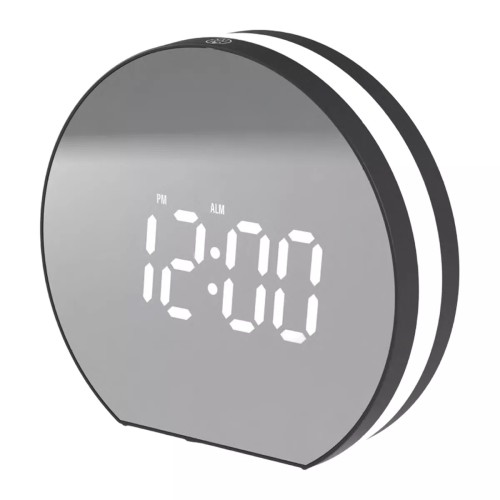 Акція Годинник LED настільний Grunhelm EE8076 (будильник, дата, температура) miniUSB DC+5V, батарейки 3*AАA
