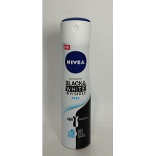 Акція Дезодорант жіночий спрей Nivea Black & White Pure 150мл