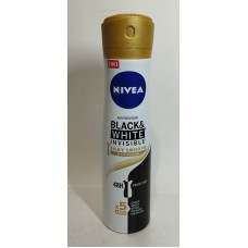 Акція Дезодорант жіночий спрей Nivea Black & White Invisible для чорного і білого 150мл