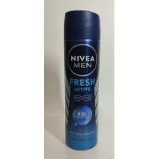 Акція Дезодорант чоловічий спрей Nivea Fresh Active (активна свіжість) 150мл