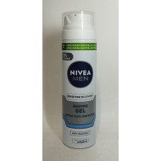 Гель для гоління Nivea для чутливої шкіри відновлюючий /200мл