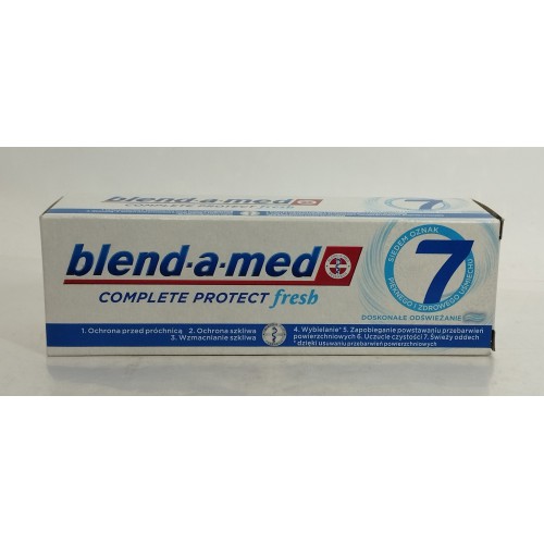 Акція Зубна паста Blend-a-med complete захист 7 Екстрасвіжість /75мл