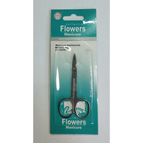 Ножниці манікюрні Flowers E-641 (3 широкі) /шт
