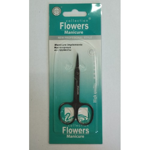 Ножниці манікюрні Flowers E-643 тонкі /шт