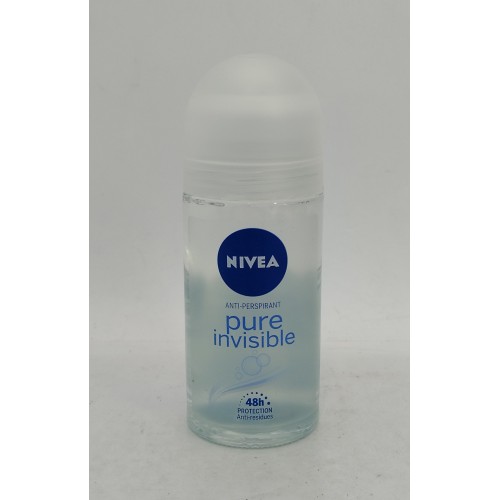 Акція Дезодорант жіночий шарик Nivea Pure invisible 50мл