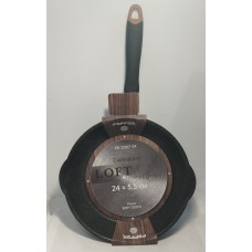 Акція Сковорода алюмінієва Pepper PR-2307-24 Loft покриття Marble 24см*5,5 без кришки (пресов. алюм, антиприг.керамічна покр) /шт